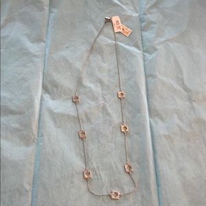 Long silver Kate Spade necklace